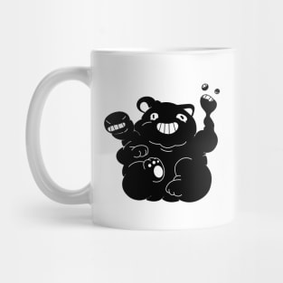 Smiley Black Cat Mug